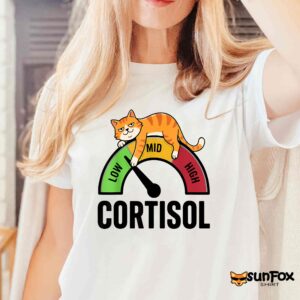 Cat Low Cortisol Level Shirt