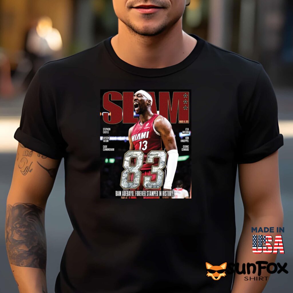 Bam Adebayo Forever Stamped In History Shirt