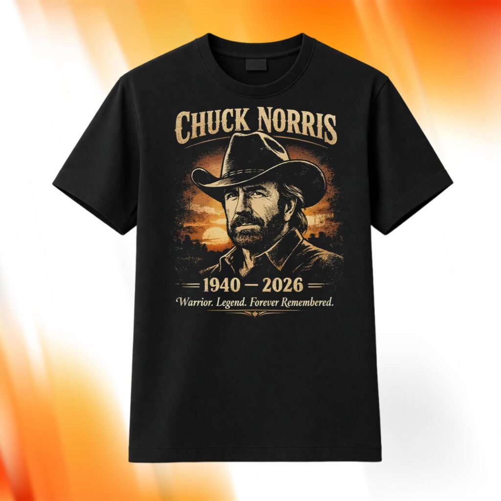 Chuck Norris 1940–2026 Warrior Legend Forever Remembered Shirt