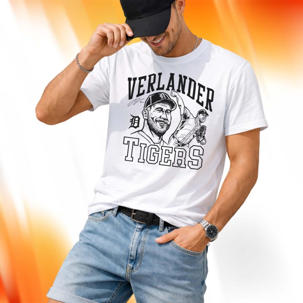 Justin Verlander Tigers Shirt