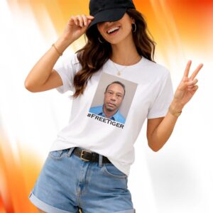 Tiger Woods Mugshot Free Tiger Shirt