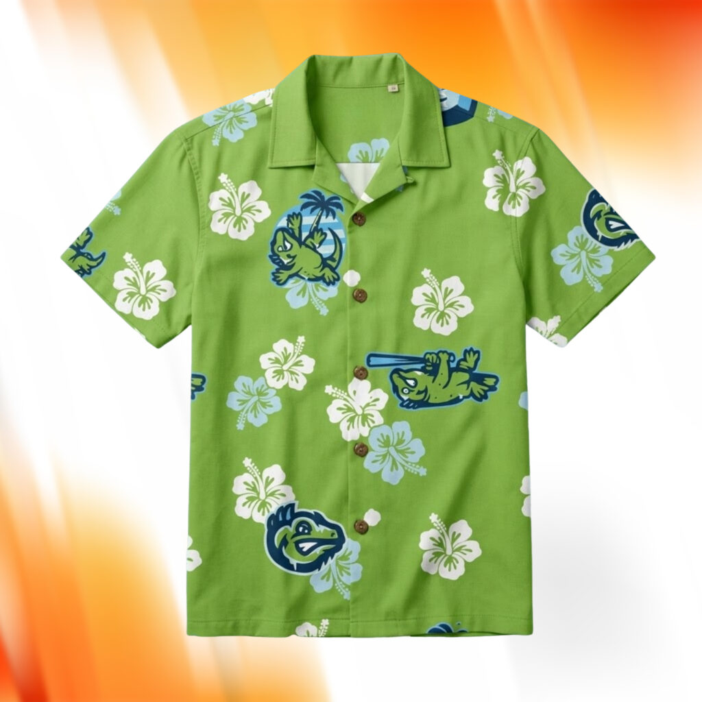 Palm Beach Frozen Iguanas Hawaiian Shirt