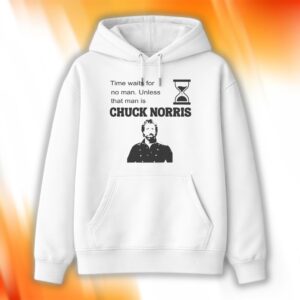 Time Waits For No Man Unless That Man Is Chuck Norris Shirt