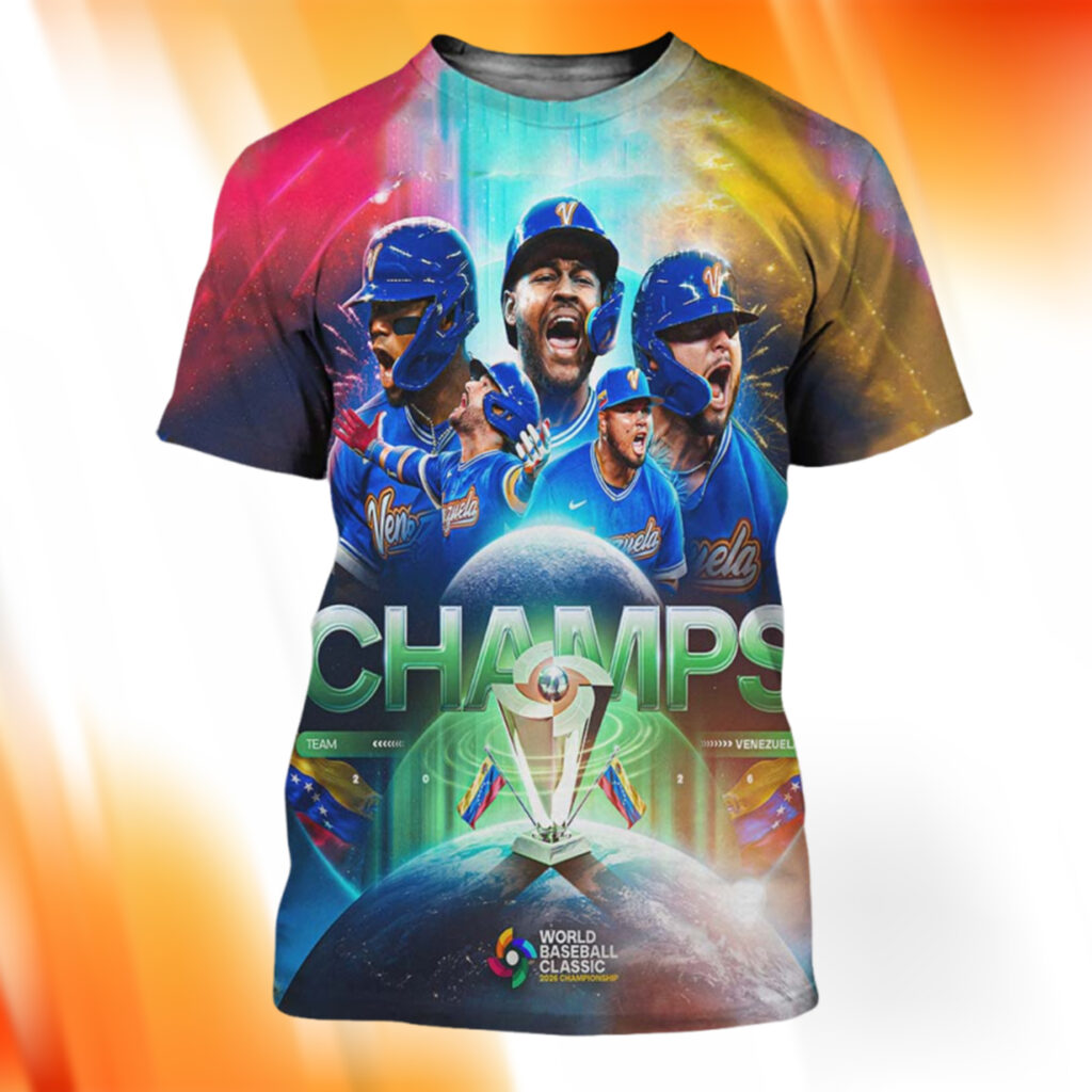Team Venezuela Baseball 2026 First World Champion Shirt
