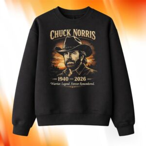 Chuck Norris 1940–2026 Warrior Legend Forever Remembered Shirt