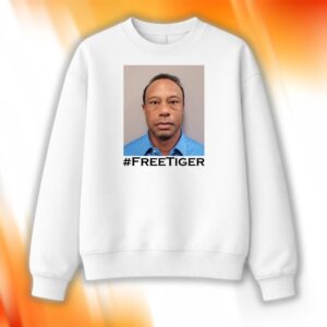 Tiger Woods Mugshot Free Tiger Shirt