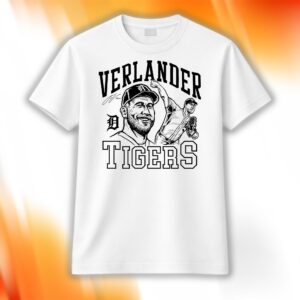 Justin Verlander Tigers Shirt