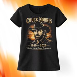 Chuck Norris 1940–2026 Warrior Legend Forever Remembered Shirt