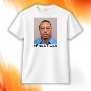 Tiger Woods Mugshot Free Tiger Shirt