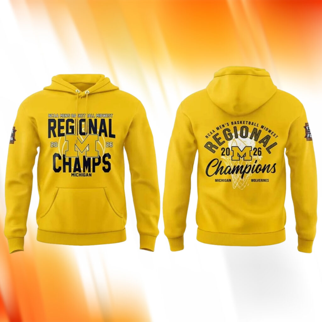 2026 Michigan Basketball Midwest Regional Champions Hoodie