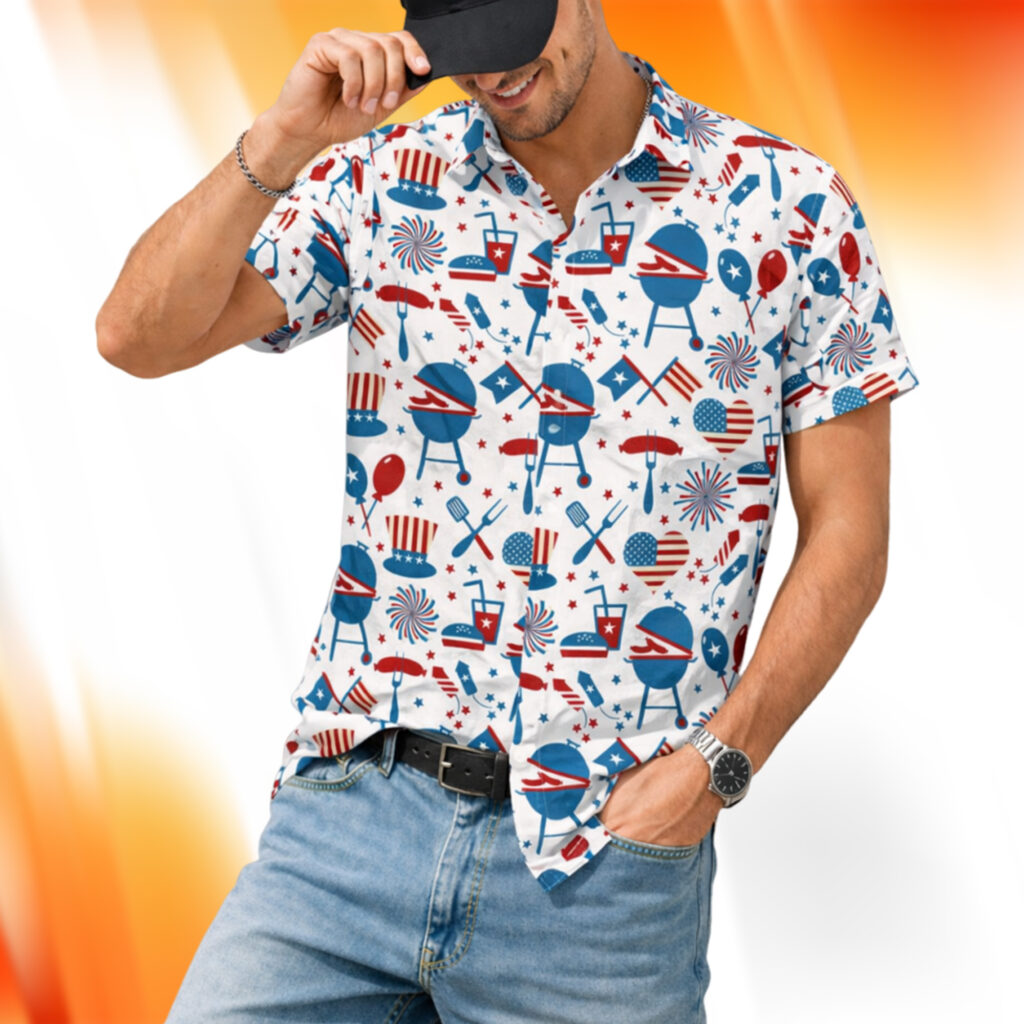 4th Of July Hawaiian Shirt