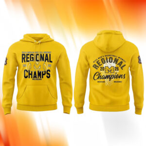 2026 Michigan Basketball Midwest Regional Champions Hoodie