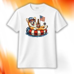 Funny Corgi USA 250 Shirt