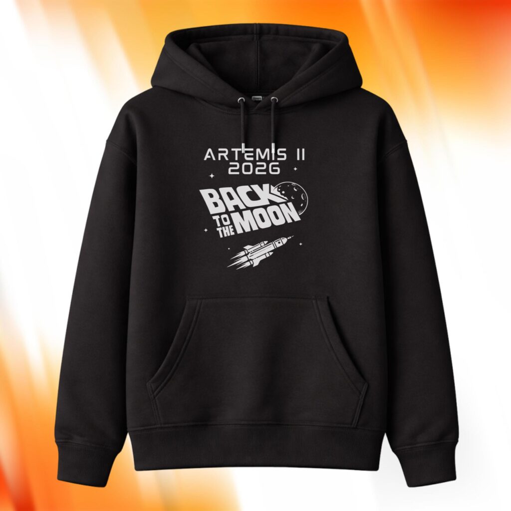 Artemis II 2026 Back To The Moon Hoodie