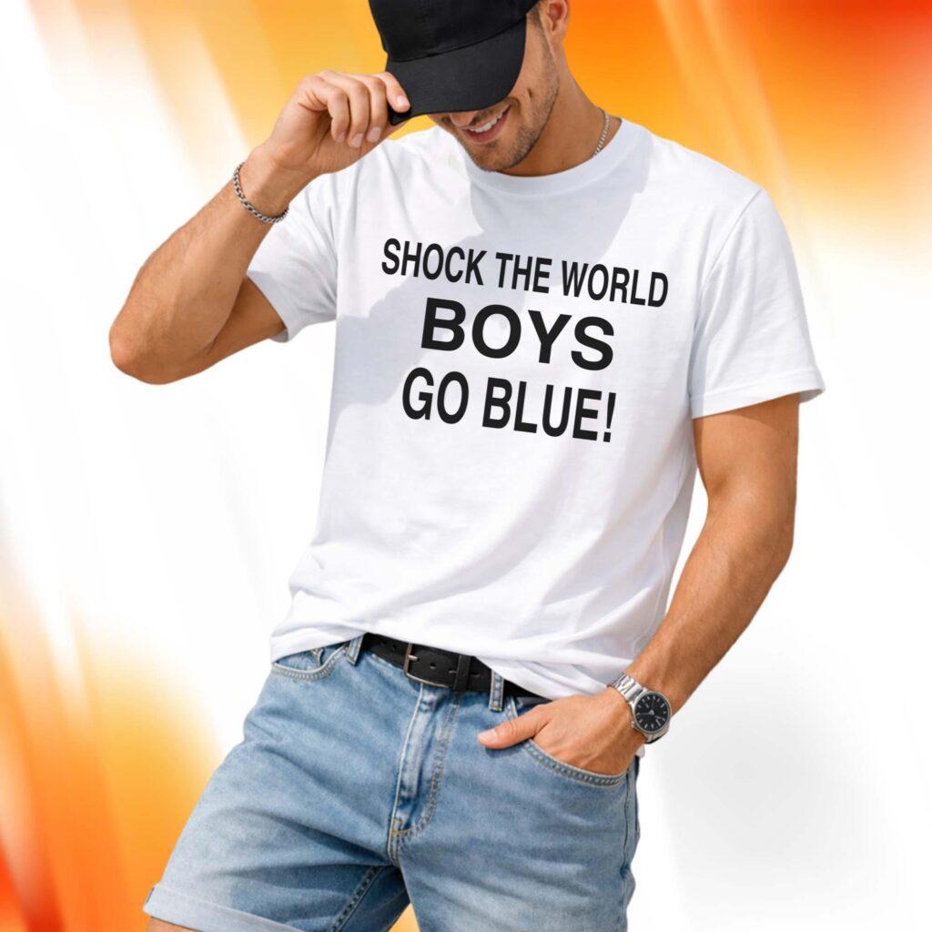 Michigan Shock The World Boys Go Blue Shirt