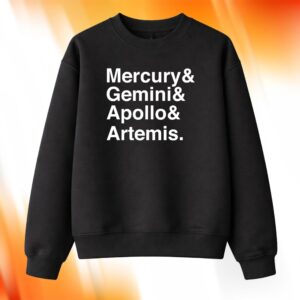 Mercury Gemini Apollo Artemis Shirt