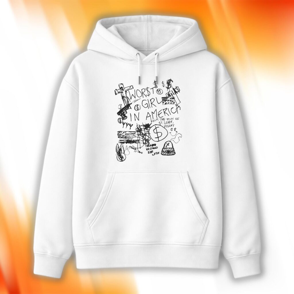 Worst Girl In America Sharpie 2026 Hoodie