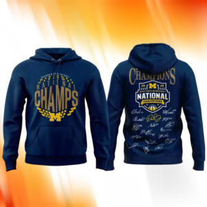 Michigan Basketball 2026 National Champions Locker Room Hoodie