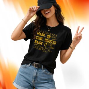 Pittsburgh Mask On Cone Hoisted Raise It Shirt