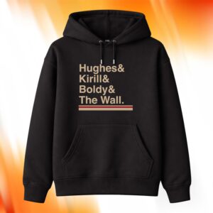 Minnesota Hockey Hughes Kirill Boldy The Wall Hoodie